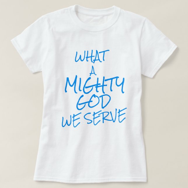 Camiseta da Coleção Presentes de Fé (Frente do Design)