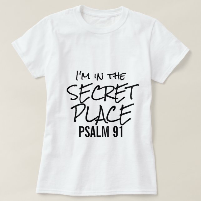 Camiseta da Coleção Presentes de Fé (Frente do Design)