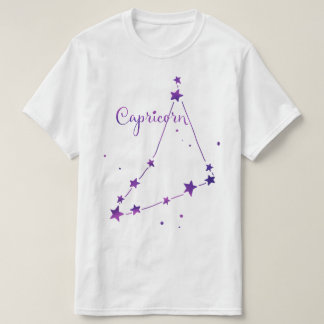 Camiseta da constelação Zodiac do Capricorn