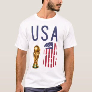 Camiseta da Copa do Mundo EUA 2026 com Nome Person