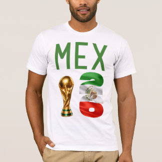 Camiseta da Copa do Mundo México 2026 com Nome Per