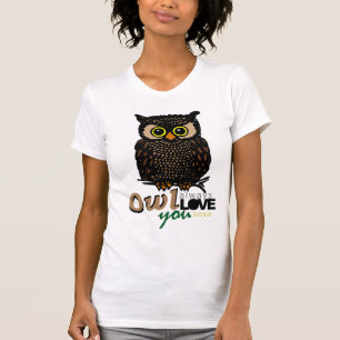 Camiseta Da CORUJA AMOR sempre você XOXO