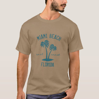 Camiseta da costa leste da Flórida de Miami