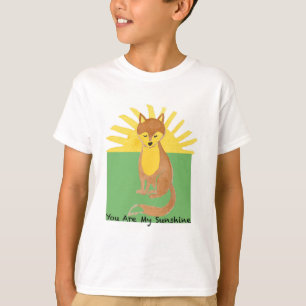 Camiseta da criança Você é meu sol.