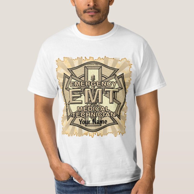 Camiseta da cruz maltesa EMT (Frente)