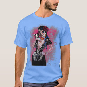 Camiseta Da De Los Muertos La Catrina Dia 1