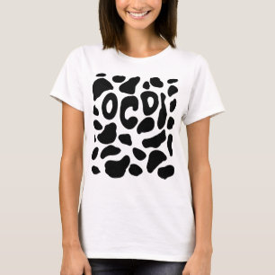 Camiseta Da desordem obsessiva da vaca de OCD presente