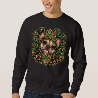 Camiseta da Deusa Mitológica Frenchie Medusa