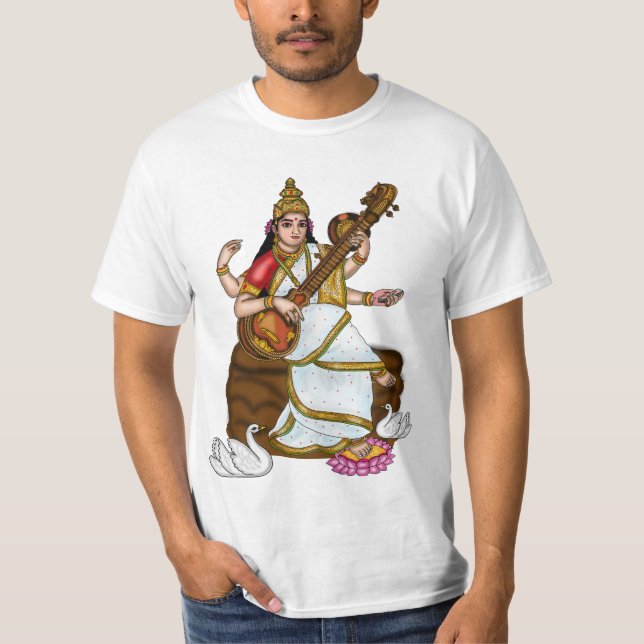Camiseta da Deusa Saraswati (Frente)