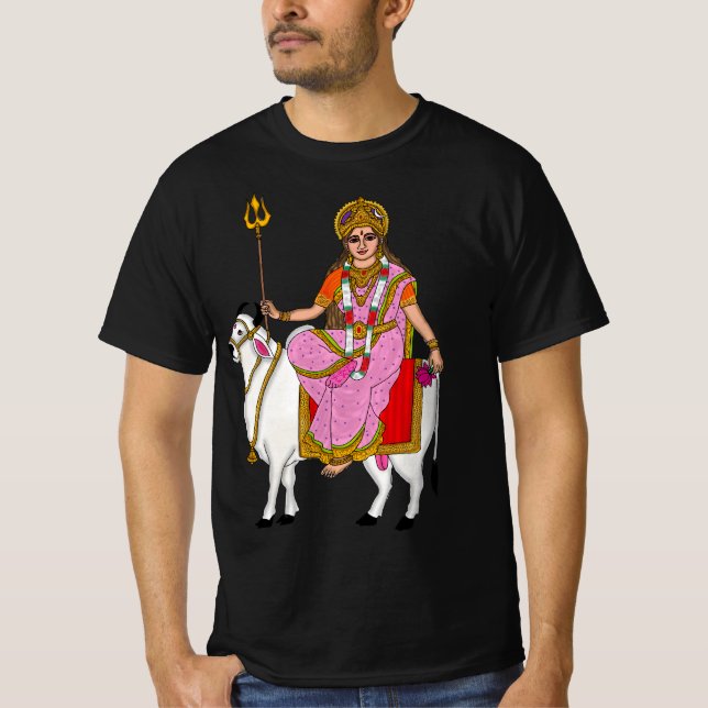 Camiseta da Deusa Shailputri (Frente)