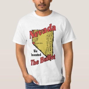 Camiseta ~ da divisa de Nevada nanovolt E.U. nós inventamo