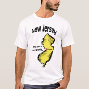 Camiseta ~ da divisa de New-jersey NJ E.U. nós não podemo
