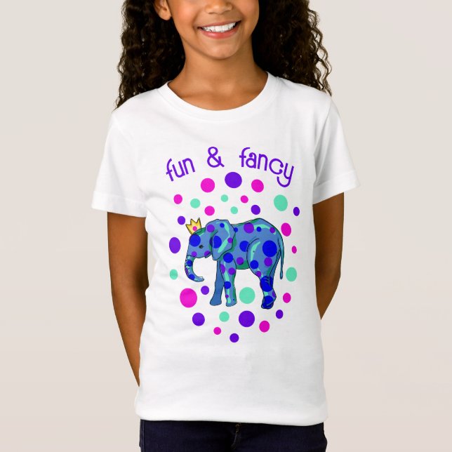 Camiseta da Elefante Diversão e Rico (Frente)