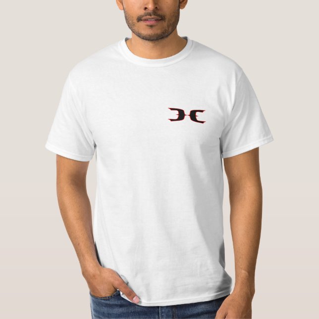 Camiseta Da equipe centímetro cúbico da obscuridade da (Frente)