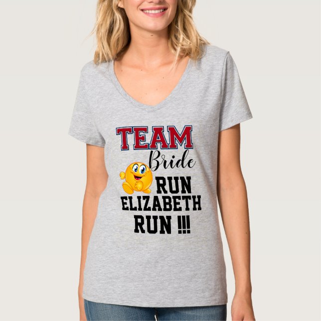 Camiseta da Equipe da Noiva (Frente)