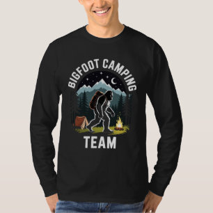 Camiseta da Equipe de Acampamento do Pé Grande, Sa