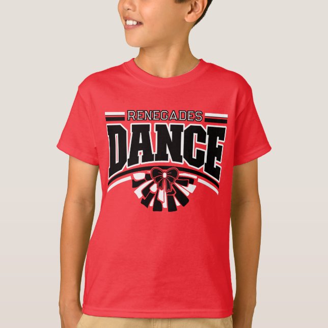Camiseta da Equipe de Dança do Time (Frente)