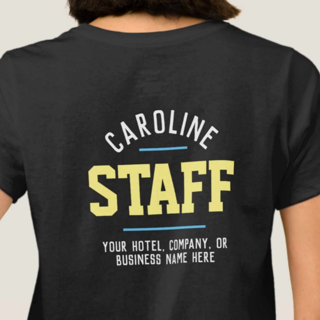 Camiseta da Equipe de Hospitalidade Impressa em Am (Criador carregado)