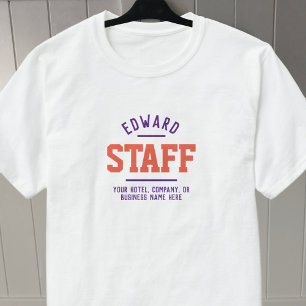 Camiseta da Equipe de Hospitalidade Impressa em Am