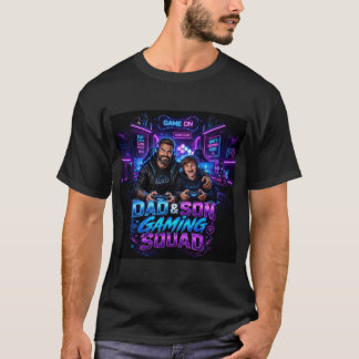 Camiseta da Equipe de Jogos Pai e Filho