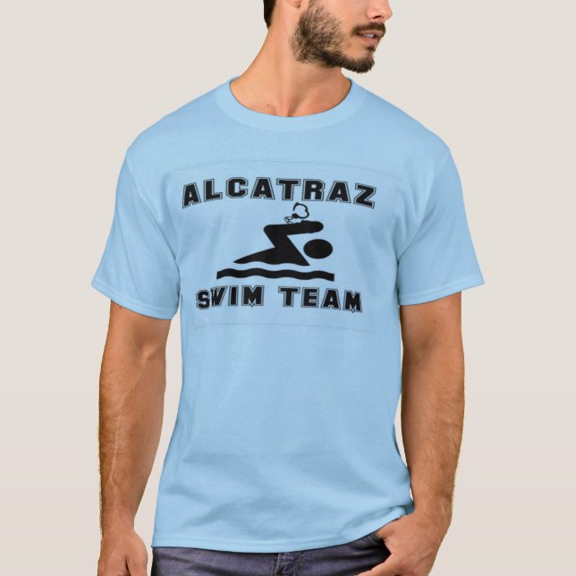 Camiseta da equipe de natação de Alcatraz (Frente)