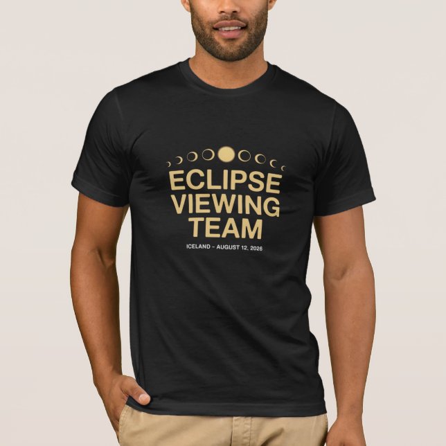 Camiseta da Equipe de Visualização do Eclipse de 2 (Frente)