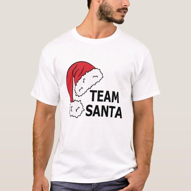 Camiseta da Equipe do Papai Noel, Natal (Frente)