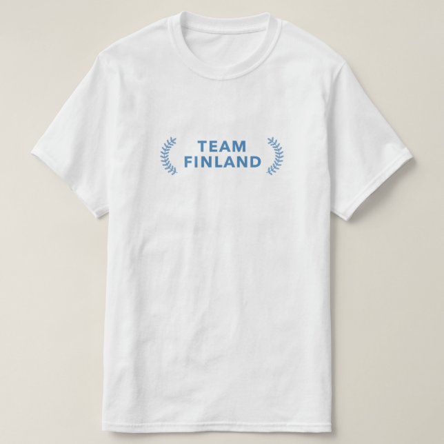 Camiseta da Equipe Finlândia Frente (Frente do Design)