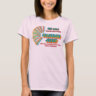 Camiseta da Escola Bíblica de Férias 2026 para mul