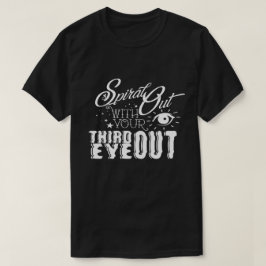 Camiseta Da espiral T básico para fora -