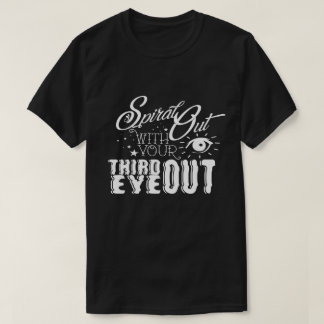 Camiseta Da espiral T básico para fora -