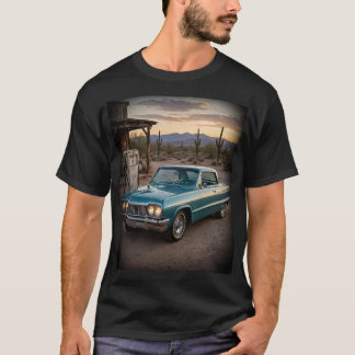 Camiseta da Estação de Gasolina do Deserto Turques
