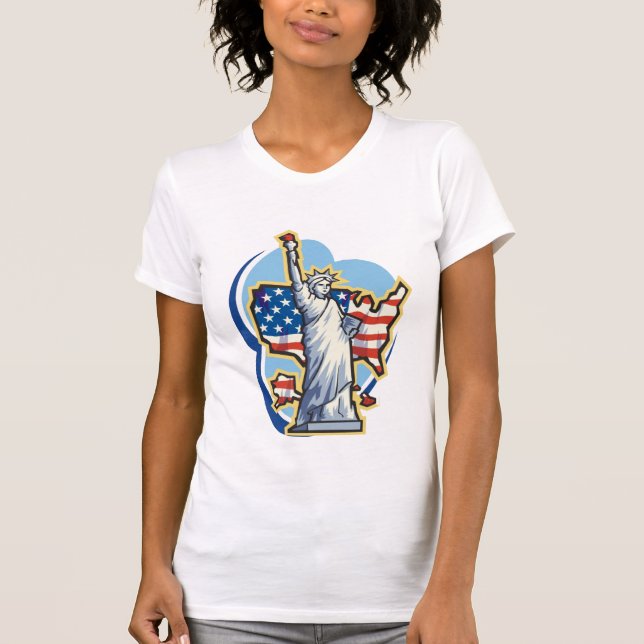 Camiseta da Estátua da Liberdade (Frente)