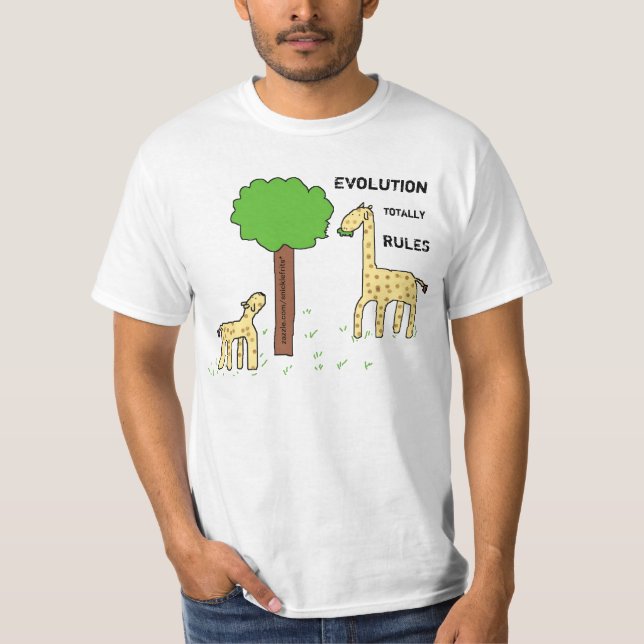 Camiseta Da evolução regras totalmente! (Frente)