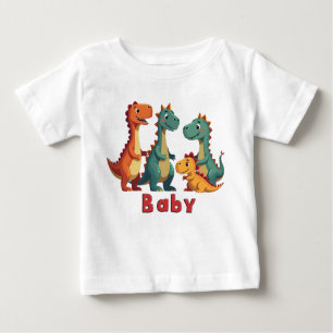 Camiseta da Família Dinossauro (bebê)