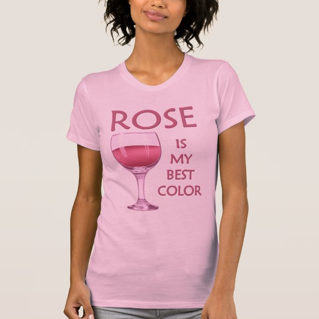 Camiseta da festa do Rosa engraçado (Frente)