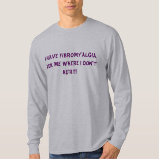 Camiseta da fibromialgia dos homens