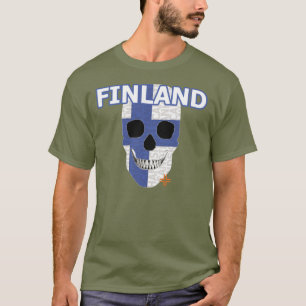 Camiseta da Finlândia Handskull