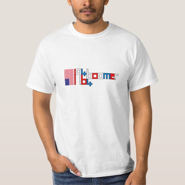 Camiseta da geração "baby boomer" (Frente)