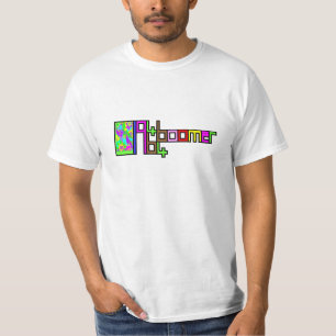 Camiseta da geração "baby boomer"