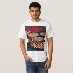 Camiseta Da grade do mestre do cozinheiro t-shirt para fora