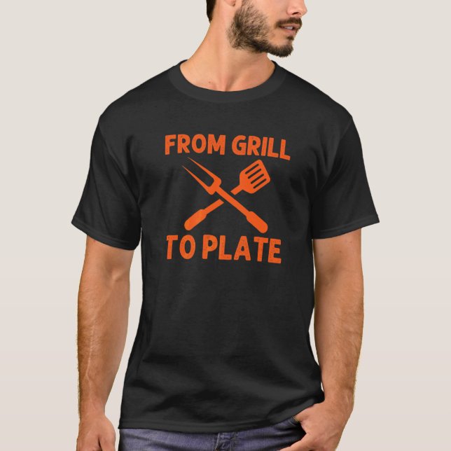 Camiseta Da Grelha À Carne De Cerveja Para Meatari Jante (Frente)