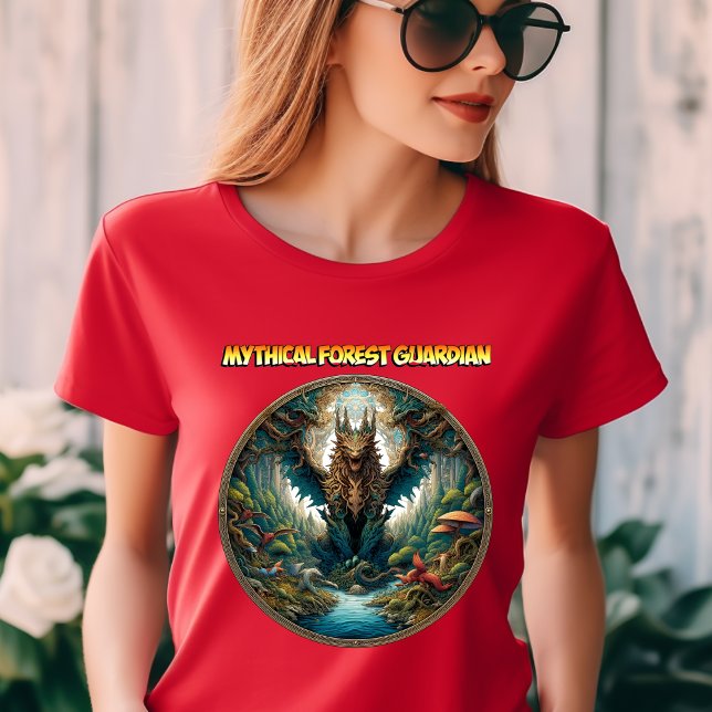 Camiseta da Guardiã da Floresta Mística (Criador carregado)