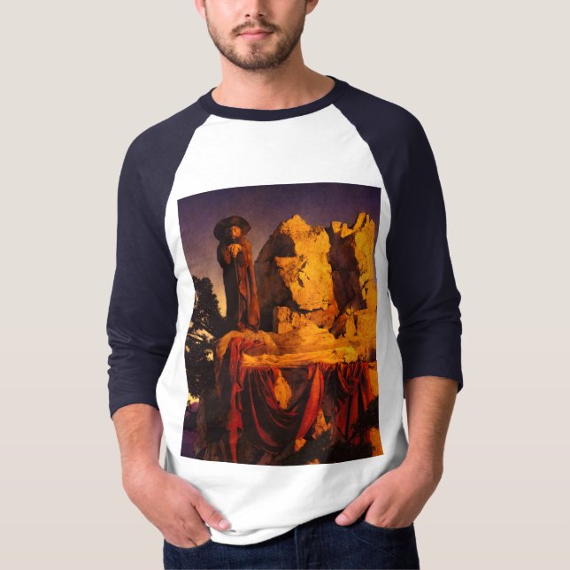 Camiseta Da História de Branca de Neve, 1912, por Parrish (Frente)