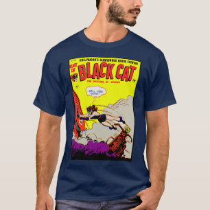 Camiseta da História em Quadrinhos do Gato Preto d