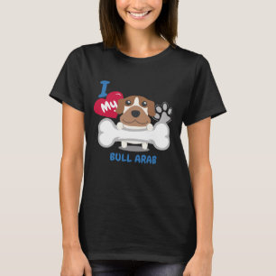 Camiseta Da ideia bonito ÁRABE do presente do cão de BULL