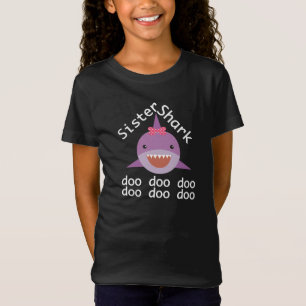 Camiseta da irmã Shark Doo Doo Doo