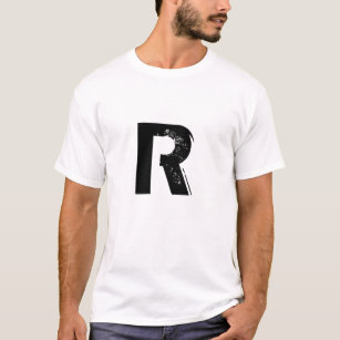 camiseta da letra R