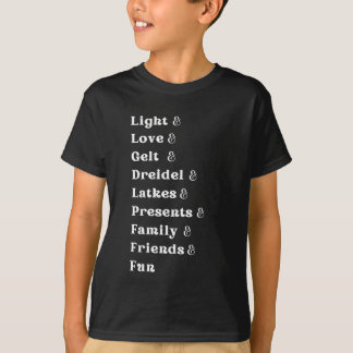 Camiseta da Lista Hanukkah