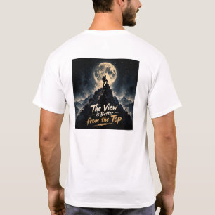 Camiseta da Lua de Escalada Motivacional da Montan